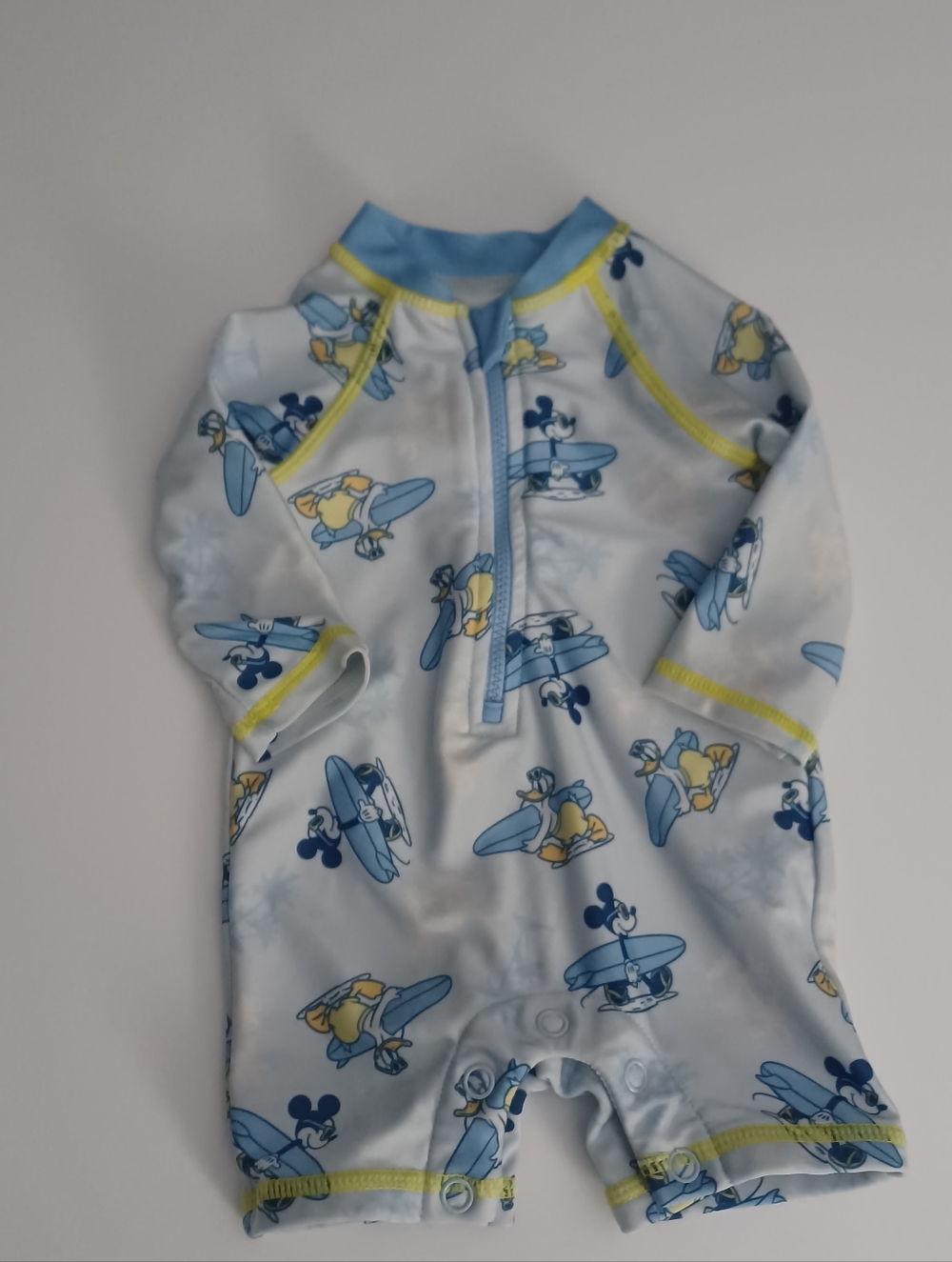 DIsney Mickey Mouse 1pc Rashguard Swimsuit Unisex 3M